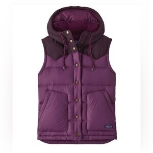 Patagonia Bivy Women’s Hooded Down Vest Size Large